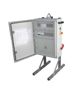 Mcpatc0080m1 - Armoire électrique de chantier H2MC - 7 prises - 2 poignées latérales - Polyester IP66/IK10_2