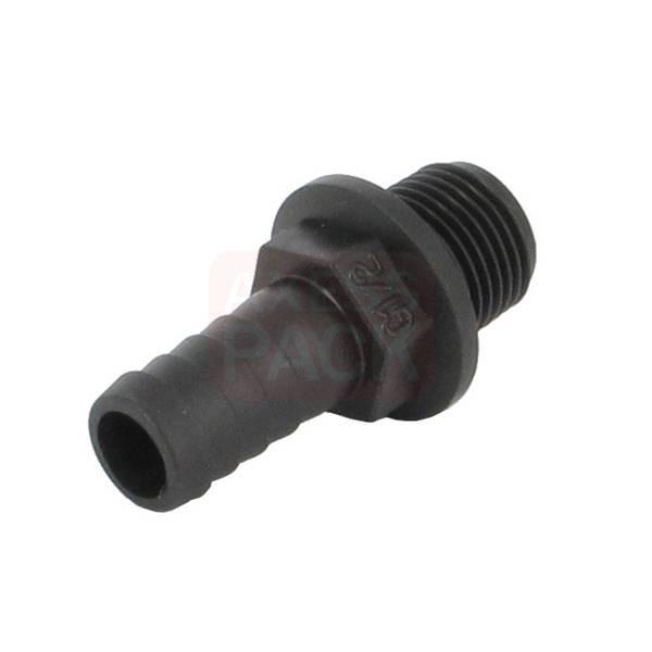 Raccord annelé - Droit - M 1/2