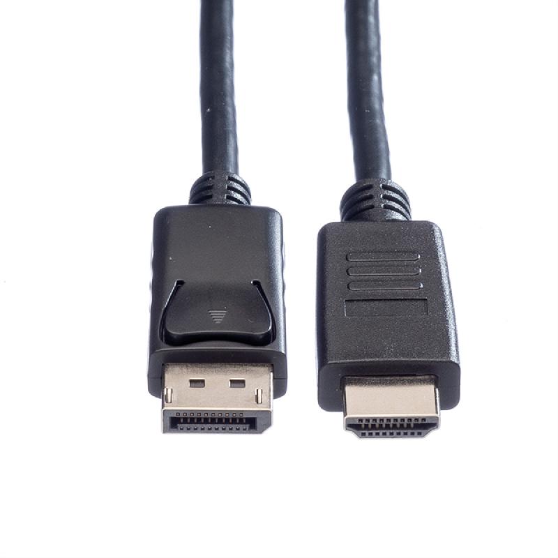 ROLINE Câble DisplayPort DP - HDTV, M/M, noir, 1,5 m_2