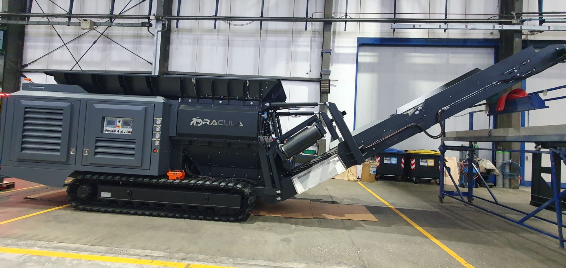 Broyeur primaire mobile DRACULA Series - Omer Ecology - déchets urbains, aluminium, bois, pneus et encombrants_2