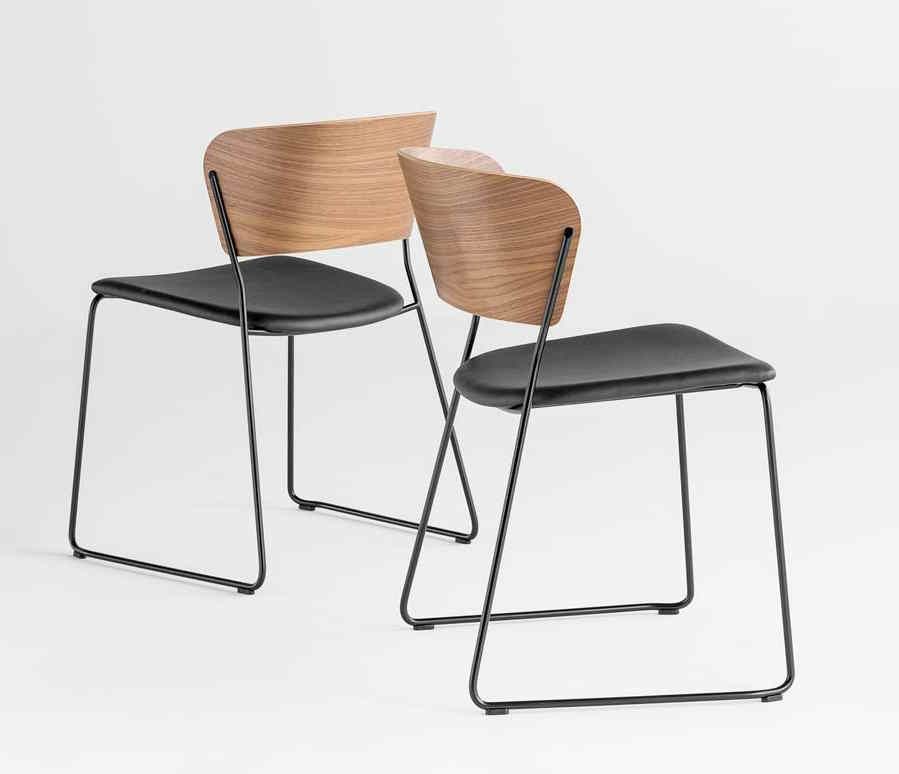 Chaise de conférence ARC - Design intemporel par Yonoh Studio - Empilable et primée_2