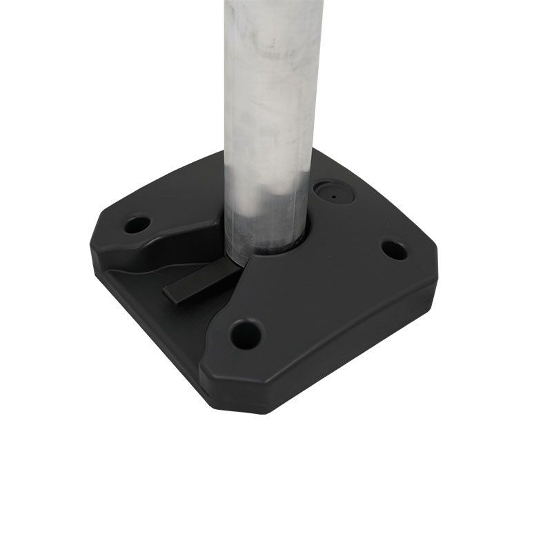 Distributeur de gel hydroalcoolique ilona pro edition - adzeo sas - aluminium brut - hauteur : 1000 mm_2