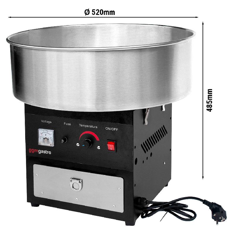 Machine à barbe à papa professionnelle cuve Ø 52 cm - noire_2