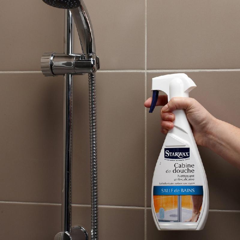 Nettoyant anti-calcaire cabine de douche STARWAX - 0.5 L - Élimine les voiles de calcaire_2