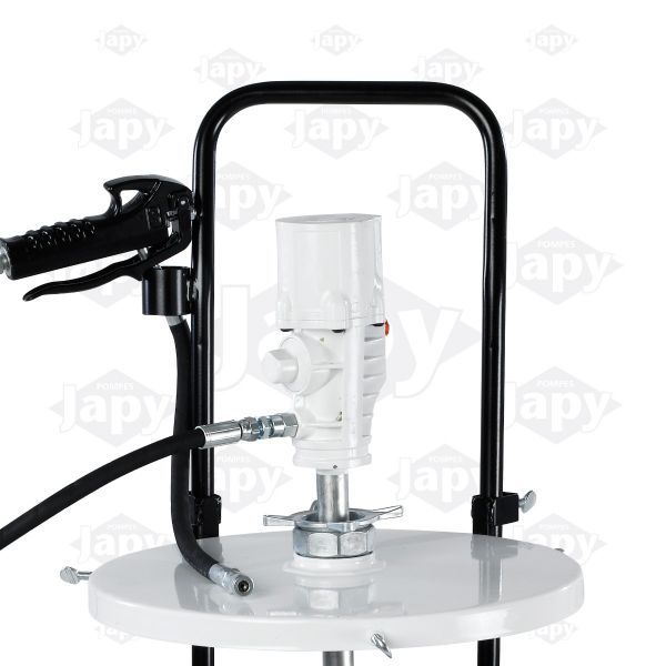 Pompe pneumatique à graisse - Pompes Japy - flexible 4 mètres - pression élevée et double effet_2