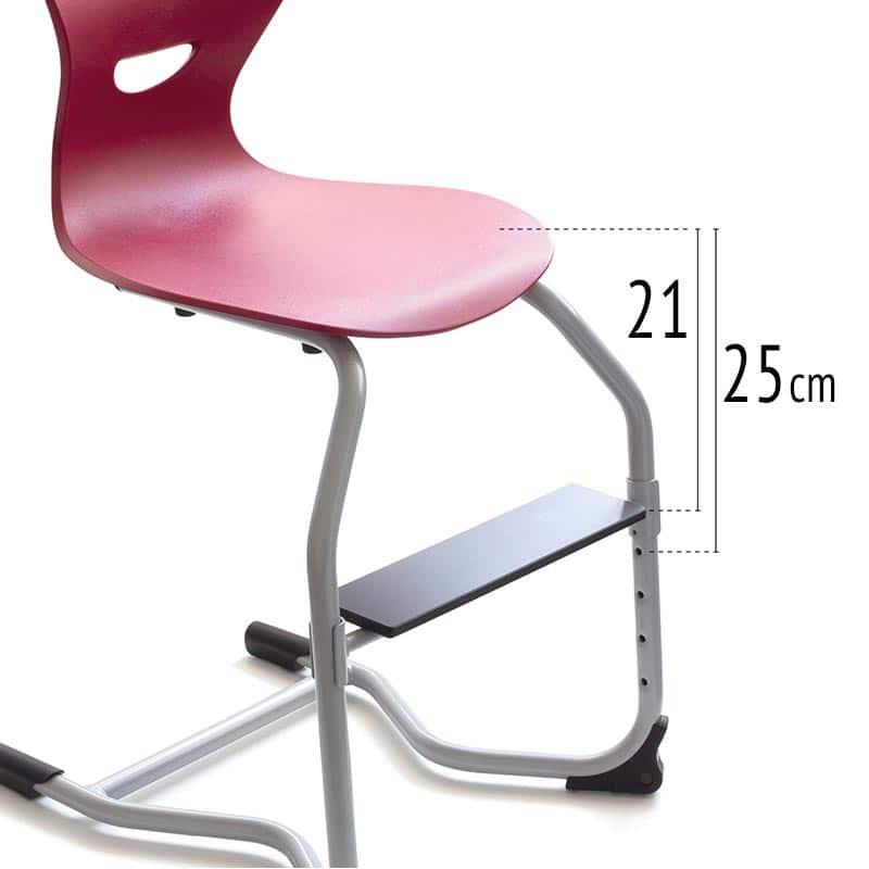 Chaise flexible avec Repose-Pieds réglable sur 5 niveaux - EWF.3k_2