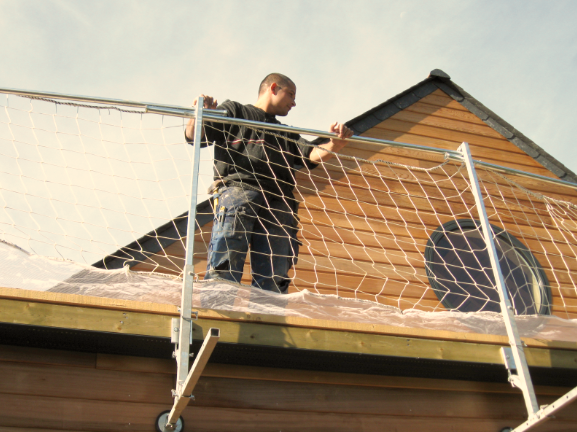 Garde-corps temporaire pour toitures plates <10° - idéal pour travaux d'étanchéité - FRENEHARD_2