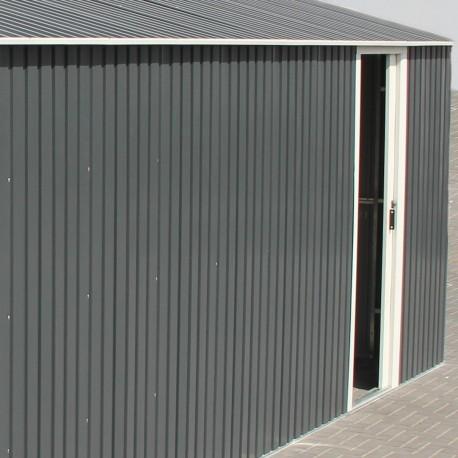 889 - garage en métal anthracite 19,95m² grande hauteur h.2,60m duramax_2