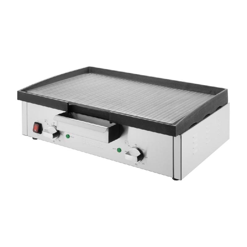 Plancha électrique lisse en FONTE - L 615 mm | Buffalo - HT762_2