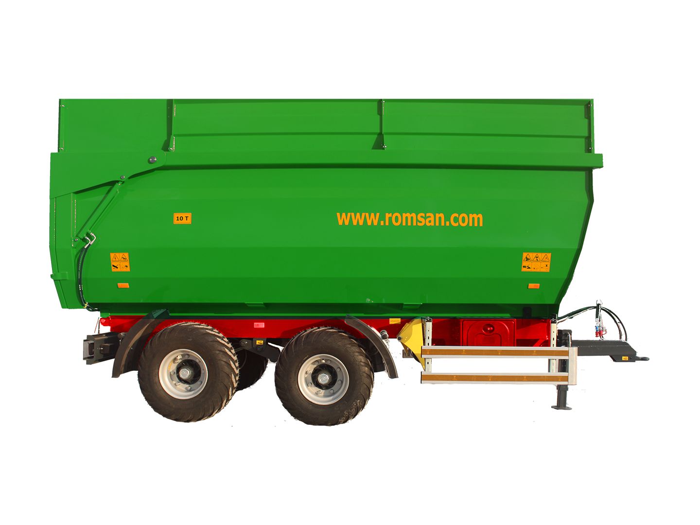 R 100 TAHK Benne agricole à tandem monocoque - ROMSAN - Capacité 10 000 kg_2