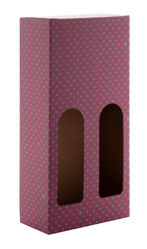 Boîte à vin en carton ondulé - impression quadri sur mesure - pour deux bouteilles de 0,75L_2