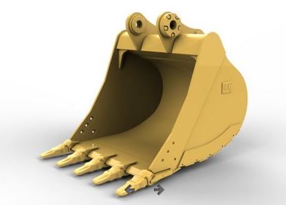 488-8415 godet d'excavation à usage normal avec lame de nivellement - caterpillar finance france - 650 mm (25 in)_2