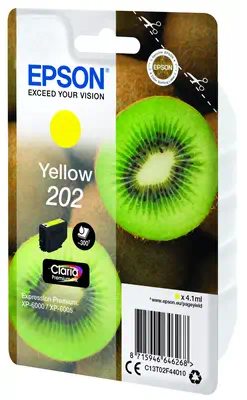 Epson Kiwi Singlepack Yellow 202 Claria Premium Ink_2