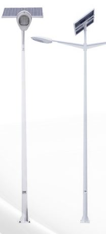 Lampadaire urbain solaire - LED 25W - 2750 lm - acier galvanisé - hauteur 5 m_2