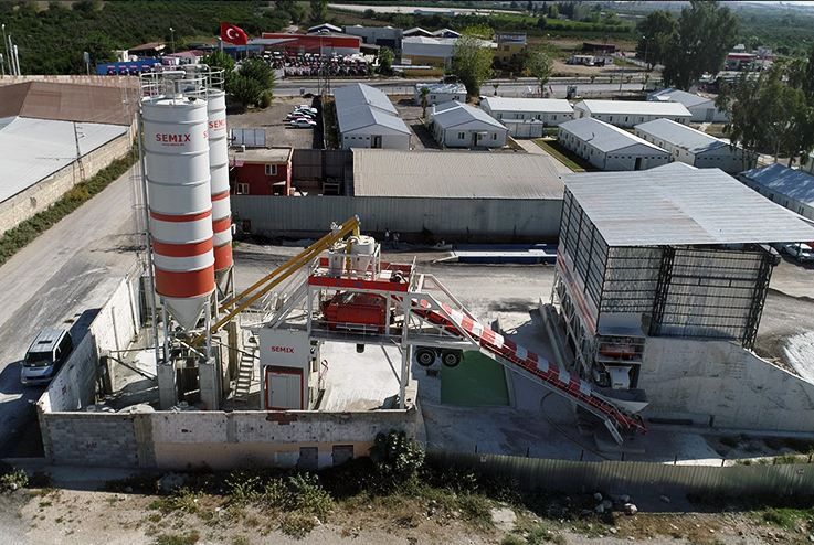 Mobile 135 Y Centrale à Béton - Simex - 130 m3/hr, Facile à Monter et à Transporter_2