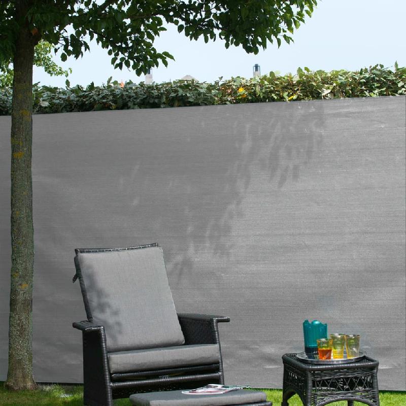 Nature brise-vue de jardin pe 1,5 x 5 m gris 428525_2