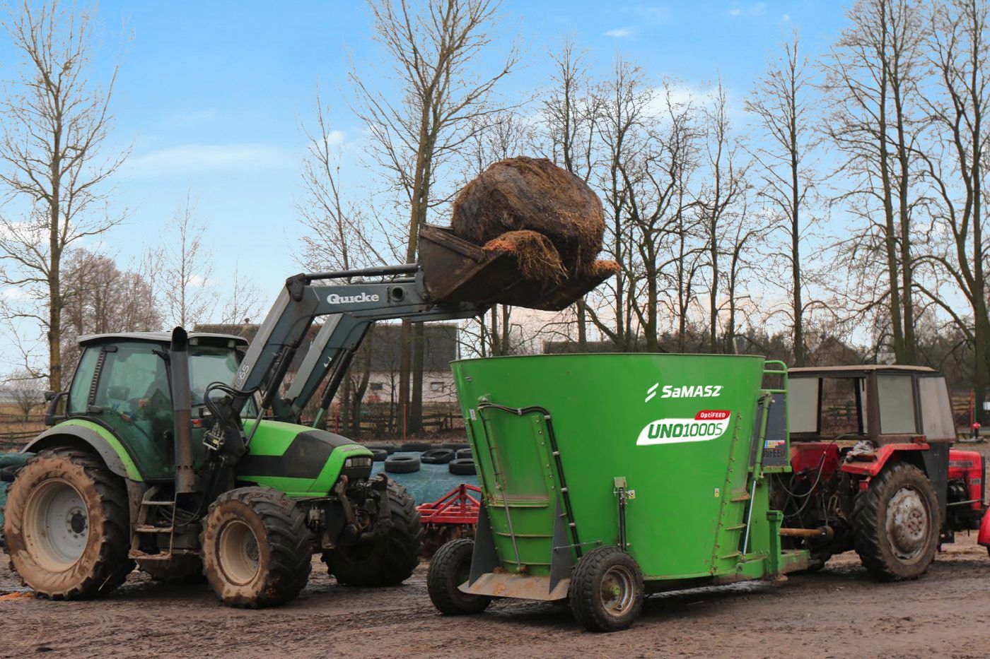 Uno Mini 500 - Mélangeuse agricole Samasz - Capacité 5m³ - Faible puissance demandée, vis innovante_2