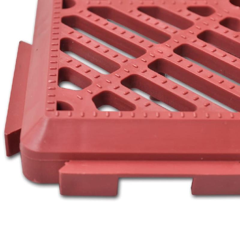 Vidaxl carreaux au sol de jardin en plastique 29 x 29 cm 24 pcs 40918_2