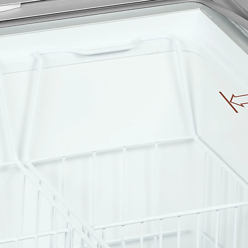 Congélateur vitré de crème glacée IC501SCEB (427 / 398) blanc TEFCOLD_2