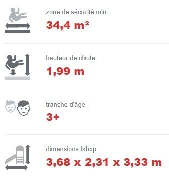 Toboggan avec jeux éducatifs pour aire de jeux conforme EN1176 - Référence BT11382_2