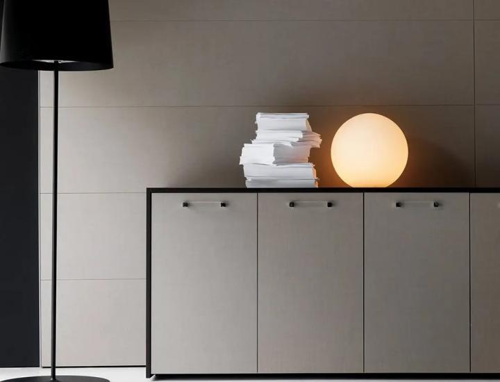 Armoire haute en aluminium à portes battantes - CONTENITORI - Ref : M872_2