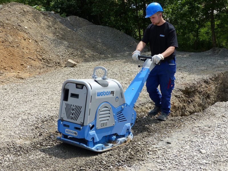 Cr 6 compacteurs réversibles - plaque vibrante - weber maschinentechnik - poids de service 360 kg à 414 kg_2