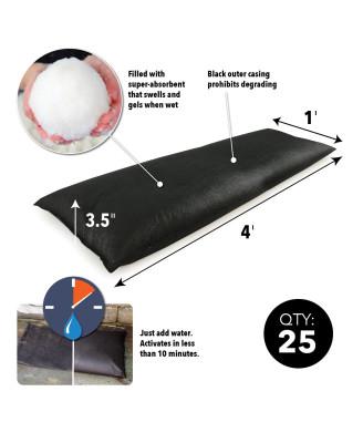 25 Sacs Jumbo anti inondations QuickDam - 30L d'absorption par Sac - QD1248-25_2
