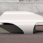 Banc en béton Gaviotas - Assise en béton UHPC et base en béton Petra 1 - 200 x 85 x 91 cm_2