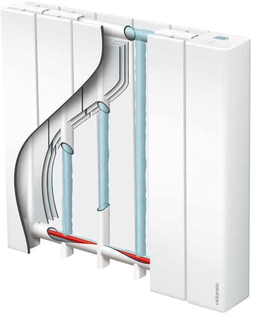 Radiateur chaleur douce Accessio digital 2 horizontal 1000W blanc - Atlantic - 524910_2