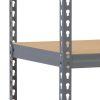 Rayonnages fixes SVR005MB03 - 3 unités en acier gris, 5 niveaux 1800mm H x 900mm L x 450mm P - 175kg UDL_2
