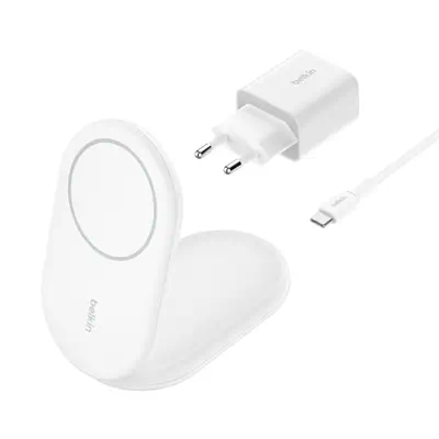 Belkin BoostCharge Casques, Smartphone Blanc USB Recharge sans fil Charge rapide Intérieure_2