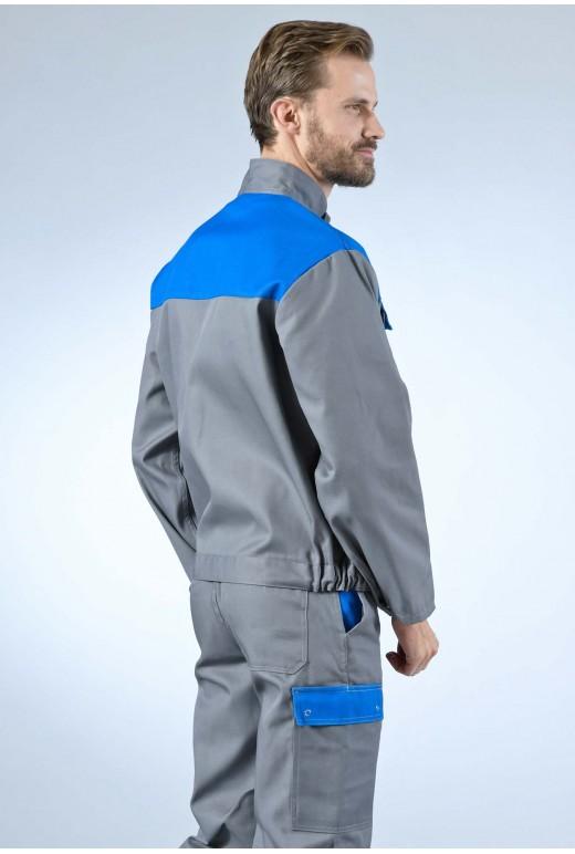 Blouson de travail multipoches 'Mercerie Métal' - Réf. 433*CP5 - Gris Acier/Vert Alpin, Rouge ou Azur_2