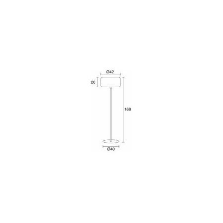 Lampadaire de parc Tasmania - IP65 - E27 - 42W - Aluminium anthracite_2