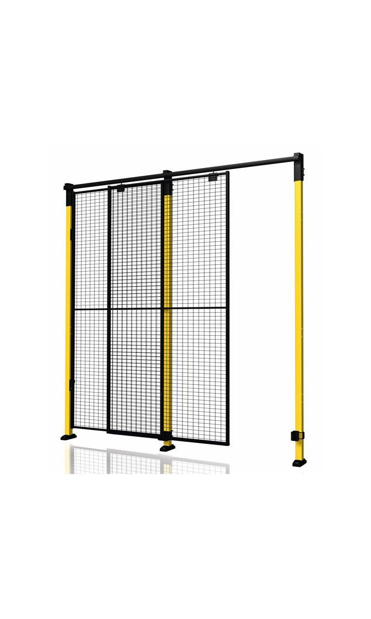 Portes grillagées X-Guard - Protection machines conformes Directive 2006/42/EC - Battantes, coulissantes, gigognes, hybrides et détachables_2