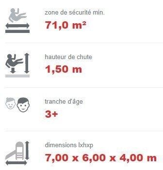 Tour de jeux pour aire de jeux conforme EN1176 avec toboggan tubulaire en acier inoxydable - Référence BT11733_2