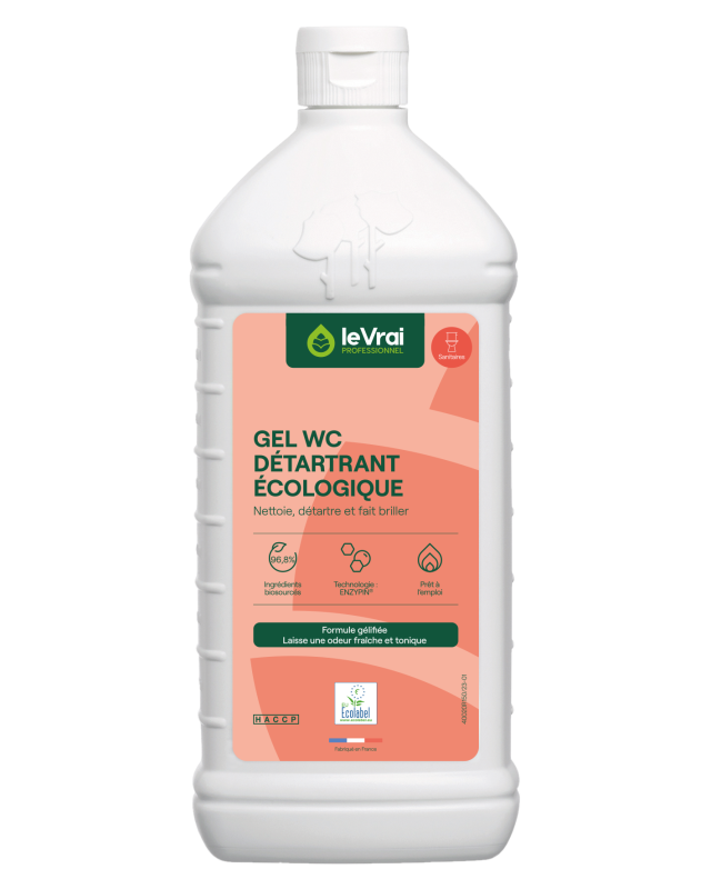 Gel wc detartrant enzypin ph2,2 ecolabel enzypin (5326) flacon de 1 litre_2