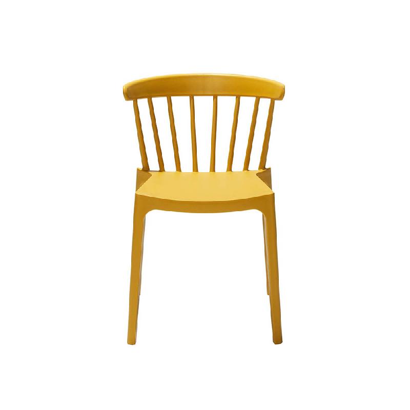 Windson - Chaise empilable en polypropylène jaune_2