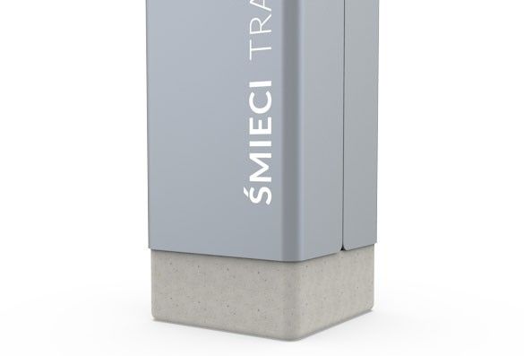 Poubelle publique - Komserwis Lido 003232 - 40L - Design par Andrzej Klisz_2