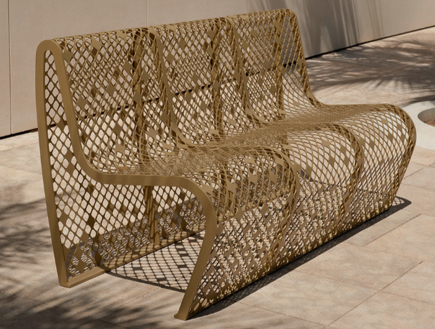 Banc public en métal - Cyria moderne ELINIUM 174cm - design contemporain et durable_2