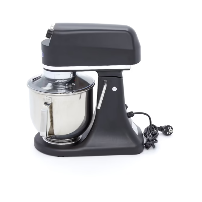 Mixer planétaire - 7 L - jusqu'à 2 kg de pâte - noir mat | Maxima - 09360785_2