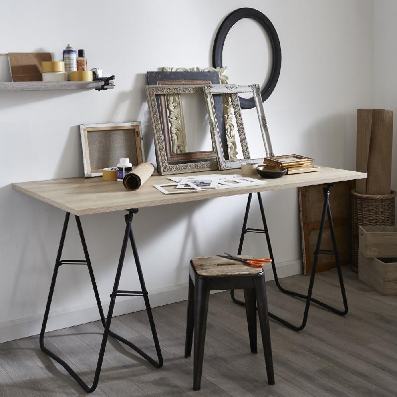 Tréteau acier compas, h.74 x l.64 cm