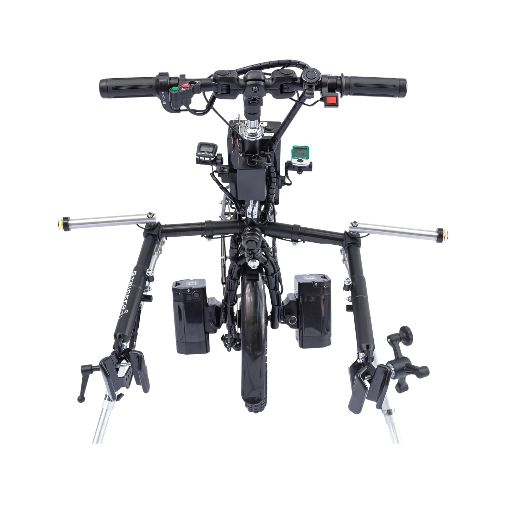 Vélo pour handicapé électrique 20'' avec frein à disque et frein de stationnement V brake - Tracteur tout terrain pour personne à mobilité réduite_2