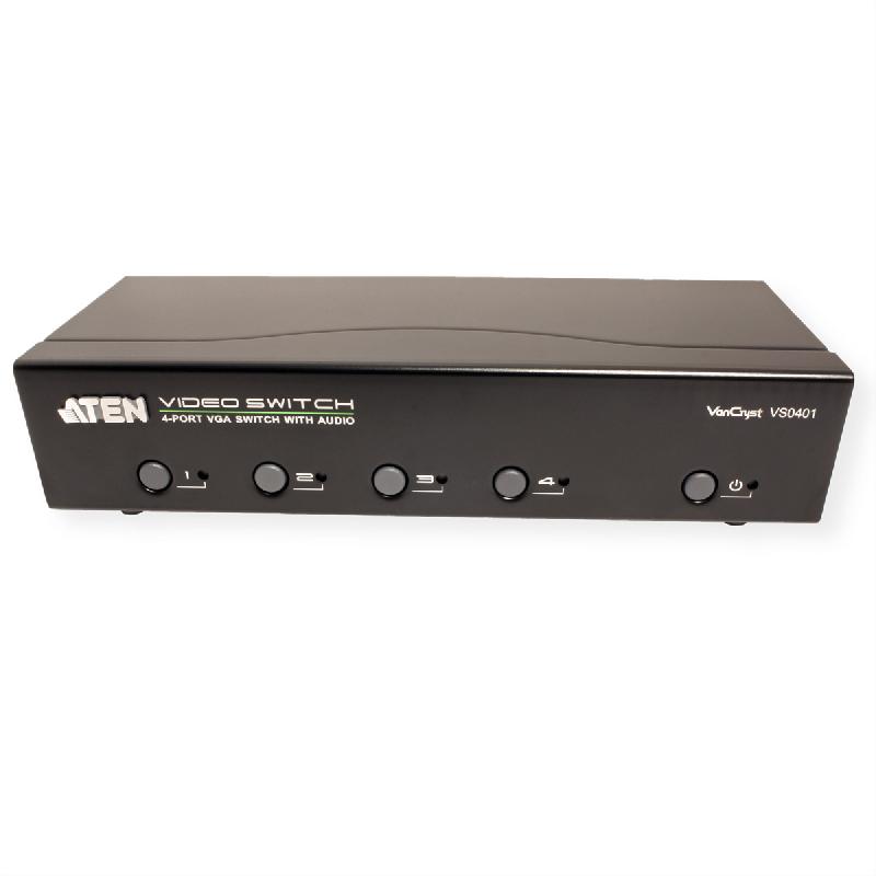 ATEN VS0401 Commutateur audio-vidéo VGA à 4 ports_2