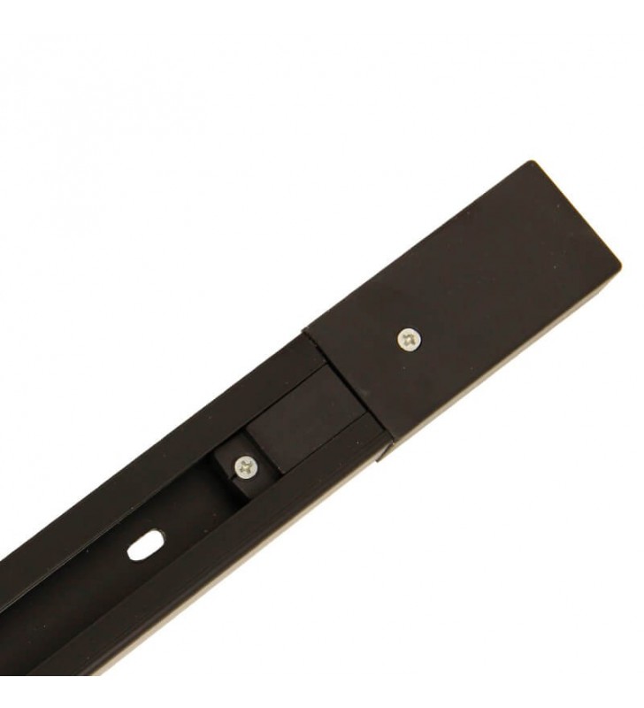 Rail monophasé renforcé 1 mètre pour spot LED - aluminium de qualité - réf RAIMO1MB_2