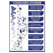 Panneau rigide A4 - Consignes Collèges & Lycées - h.297 x l.210 mm - Réf : 493712_2