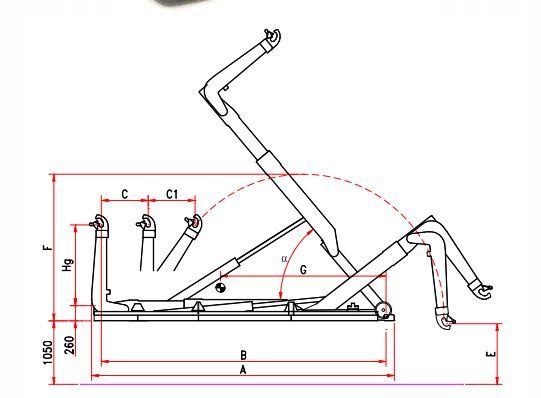 TA 26 - Bras hydraulique de levage pour camion - Modèles variés - Bob SPA_2