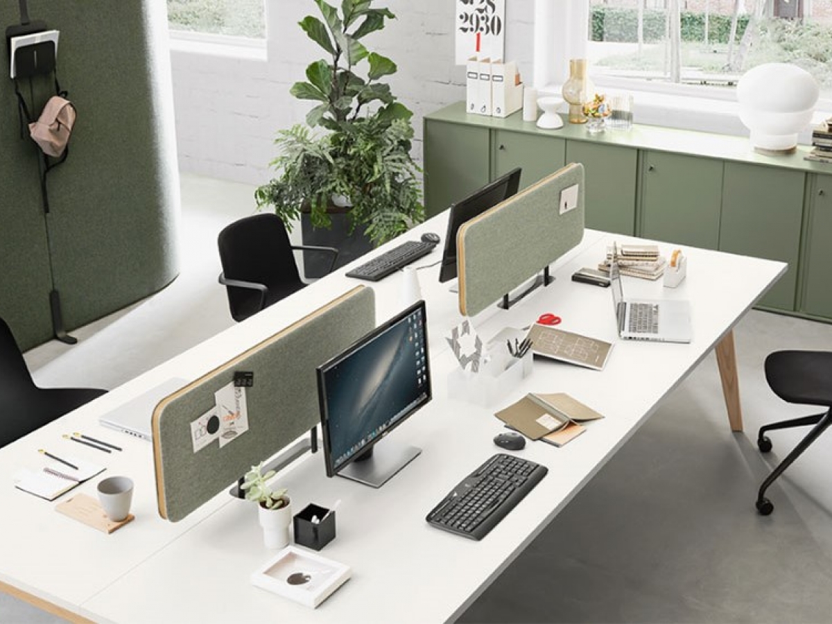 Bureau bench design et innovant pour espaces ouverts - PIGRECO avec finitions personnalisables et modularité_2