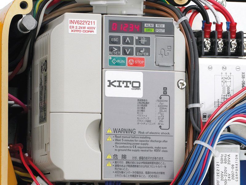 Palan électrique à chaîne ER2 KITO - variation de vitesse - capacité 125 kg à 5 t_2