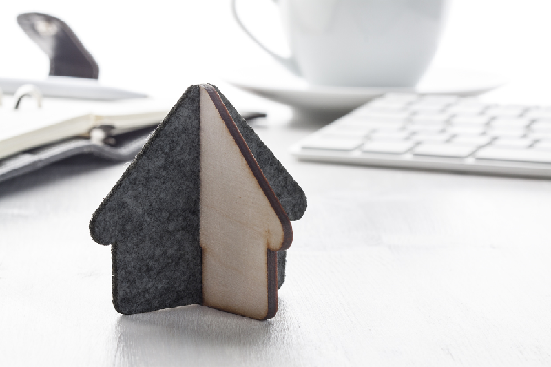 Maison en bois et feutrine - Petite taille - Couleur naturelle - 8g_2