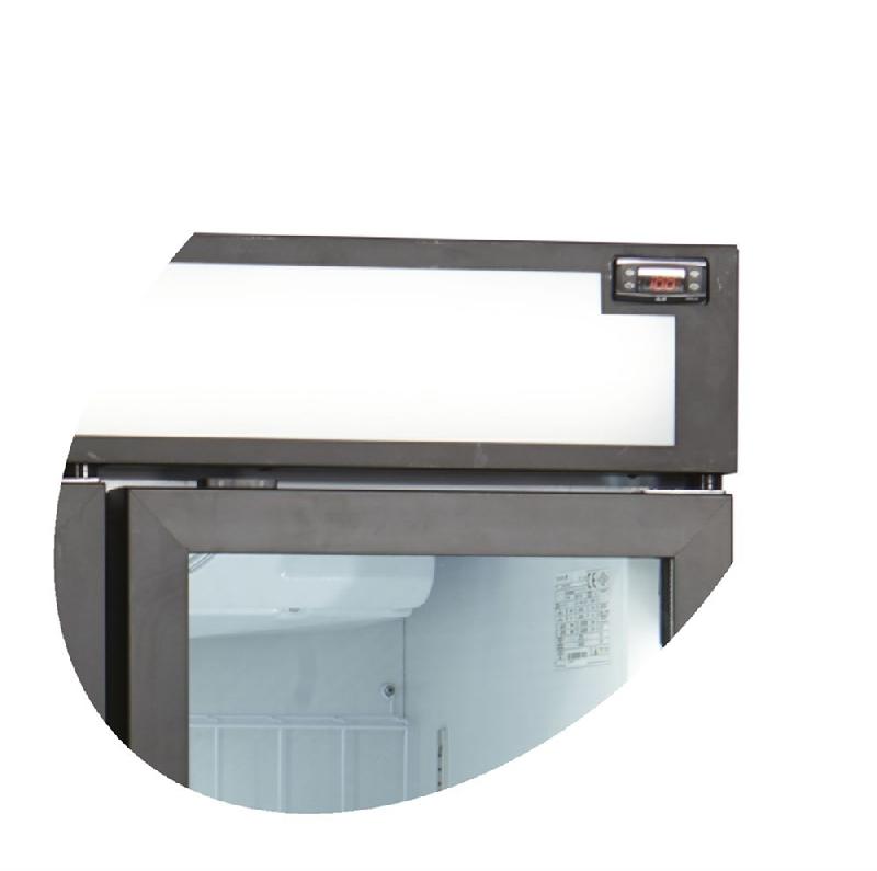 Congélateur vertical de vitrine Ventilé L.1600mm 891L ext.Blanc TEFCOLD_2